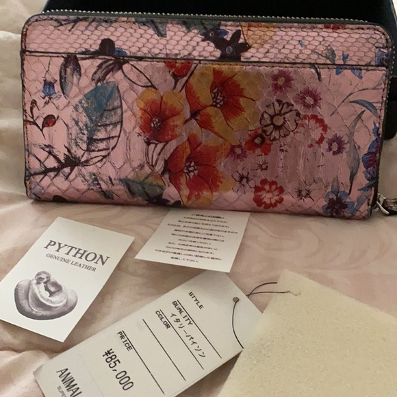 Unused Python genuine leather wallet - Picture 2 of 4